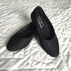 Sketchers Cleo Bewitched wide fit air-cooled memory foam stretch fit flats